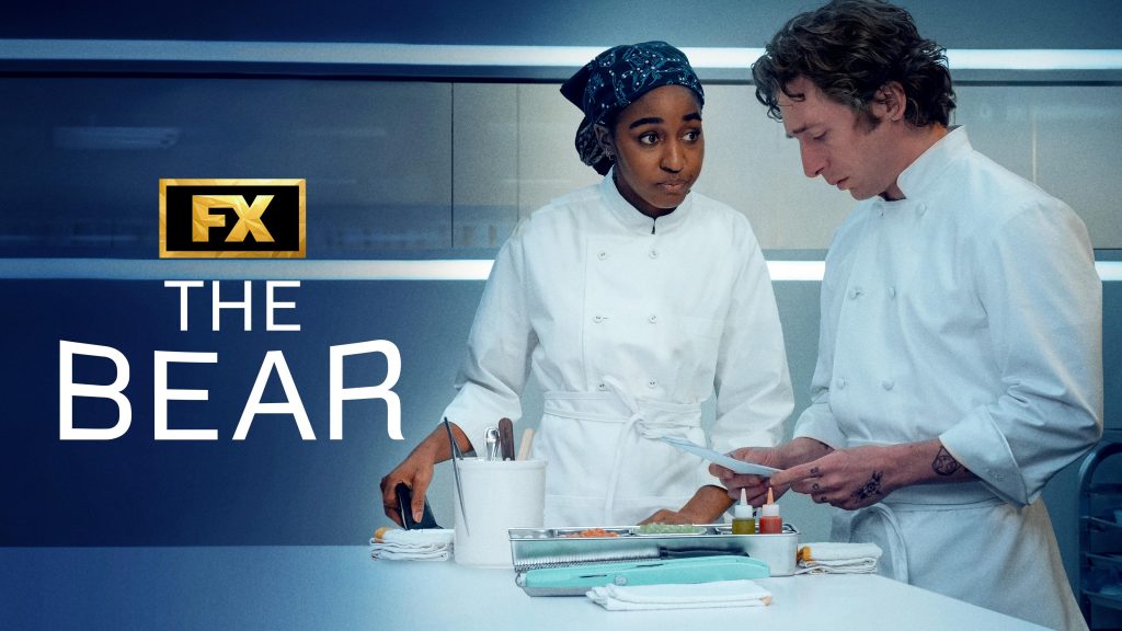 Title art for the FX and Hulu drama series, The Bear.