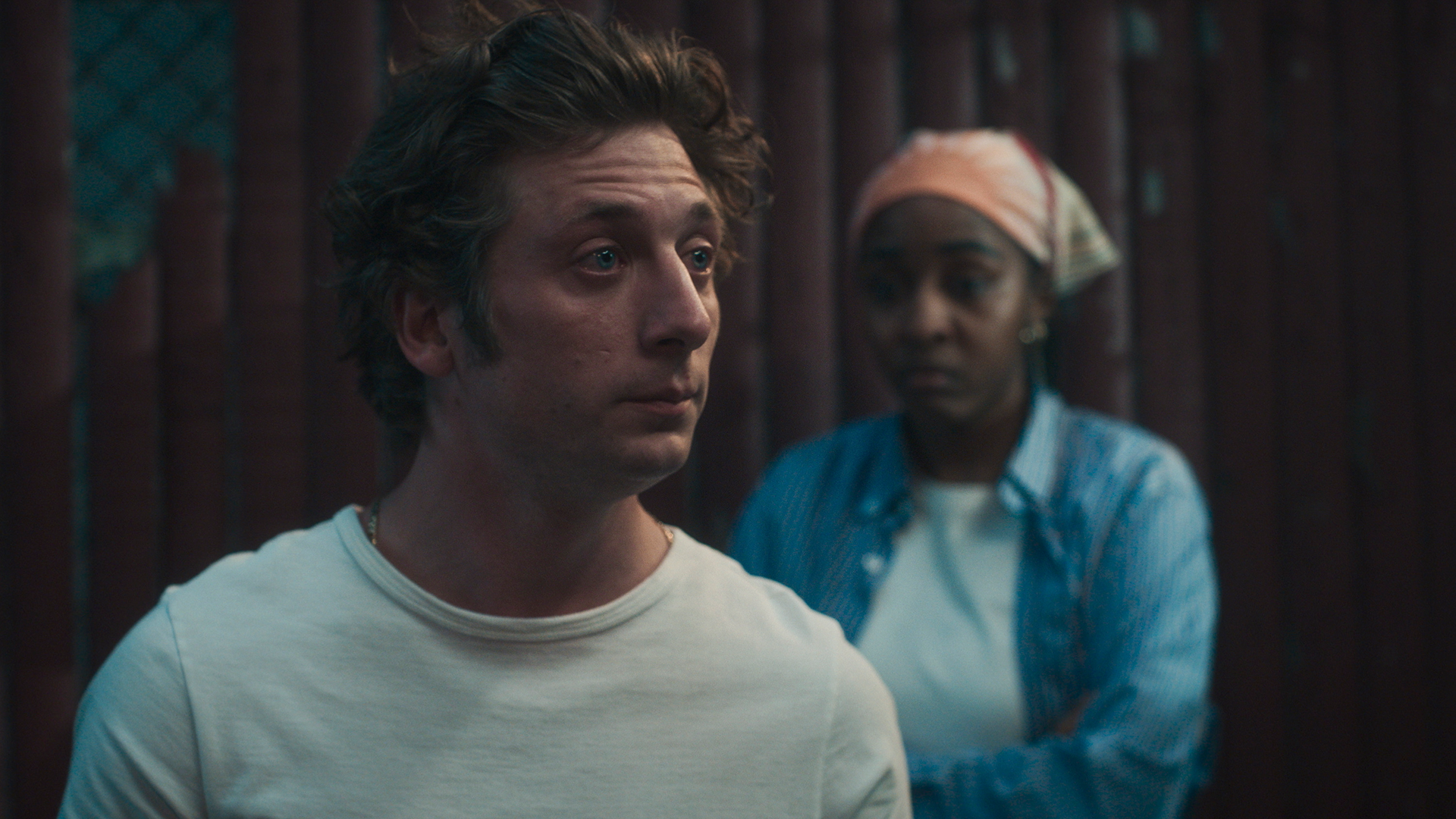 Jeremy Allen White and Ayo Edebri in FX's The Bear