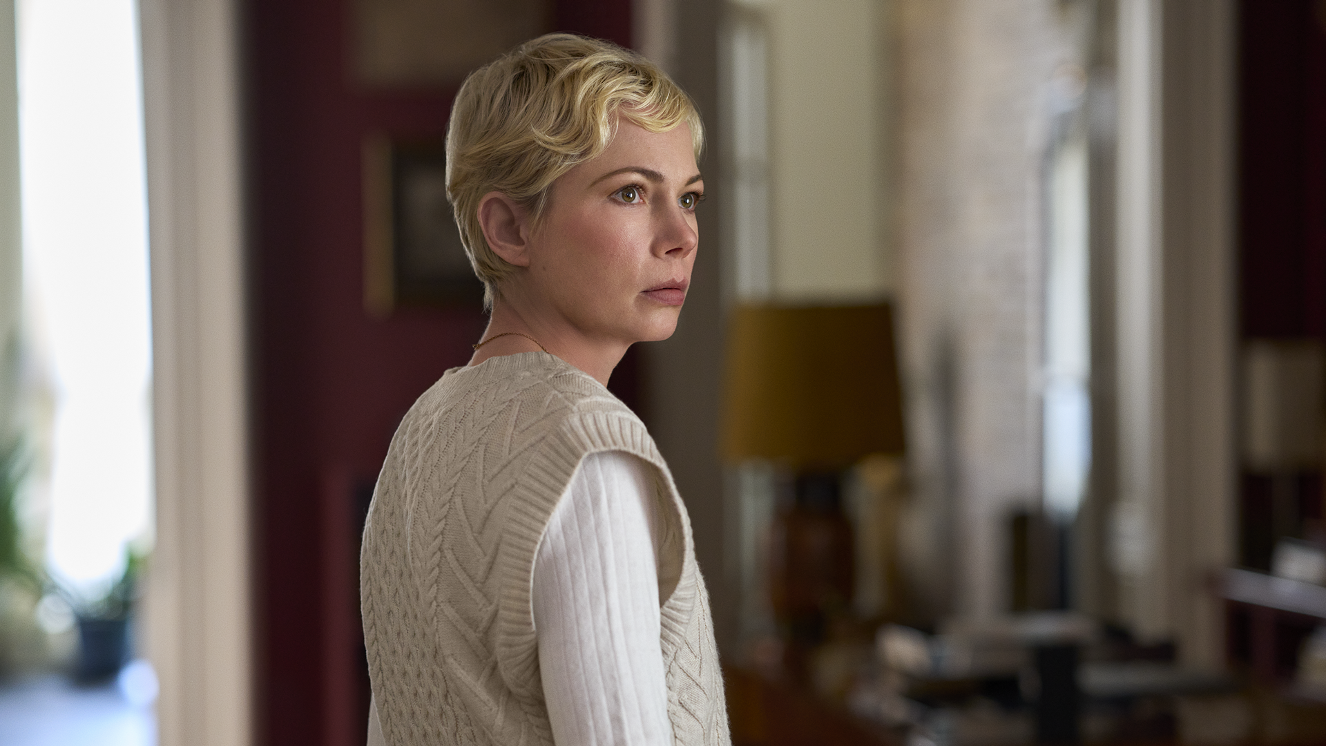 A close up of Molly (Michelle Williams) in Dying for Sex