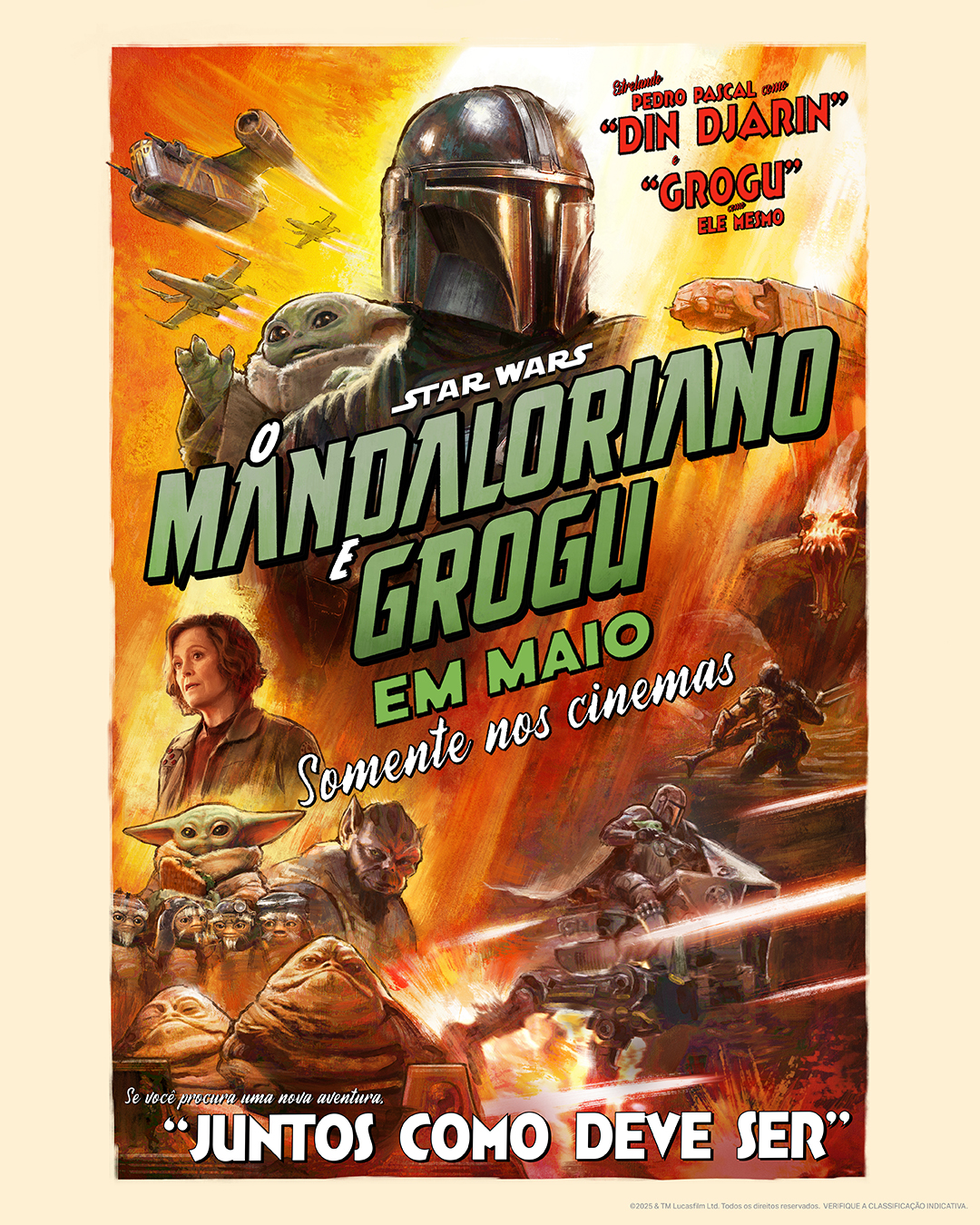 Poster do filme O Mandaloriano e Grogu