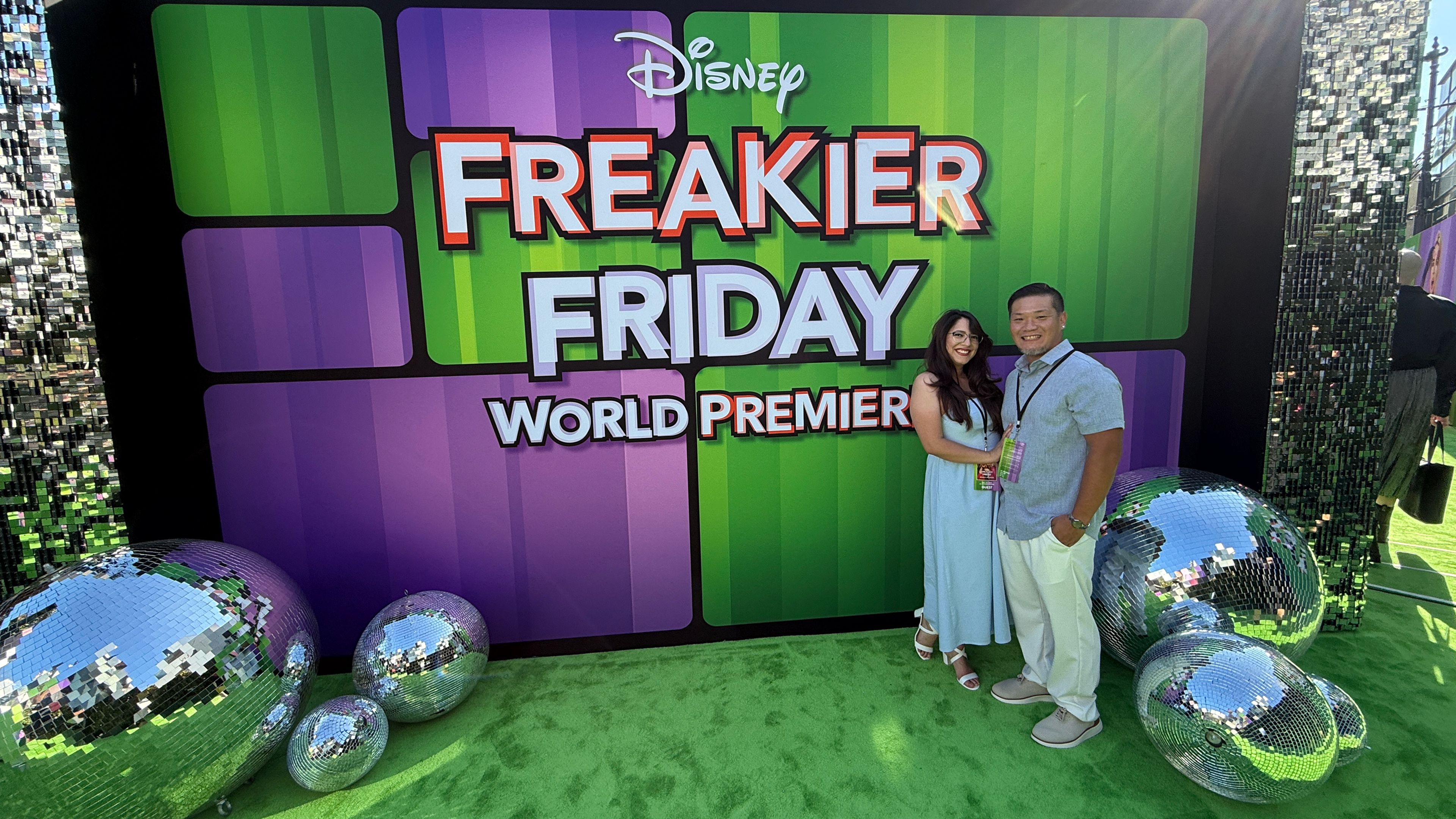 Johnny V. at the Freakier Friday premier