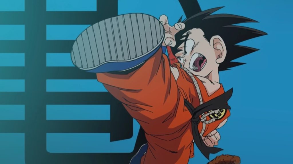 Graphic art for the anime series, Dragon Ball.