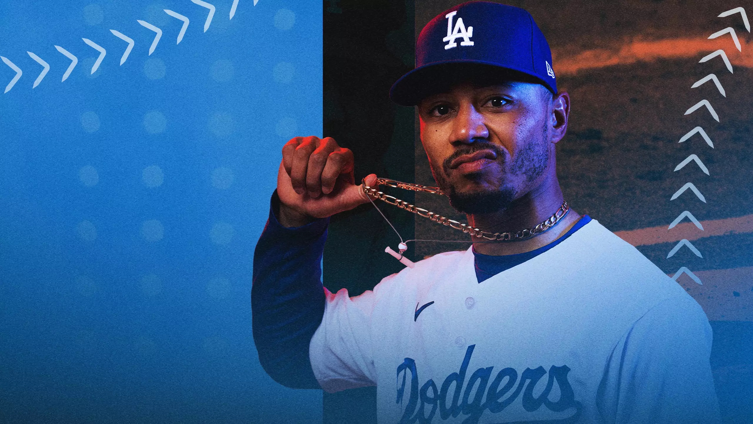 An image of Los Angeles Dodger short stop Mookie Betts