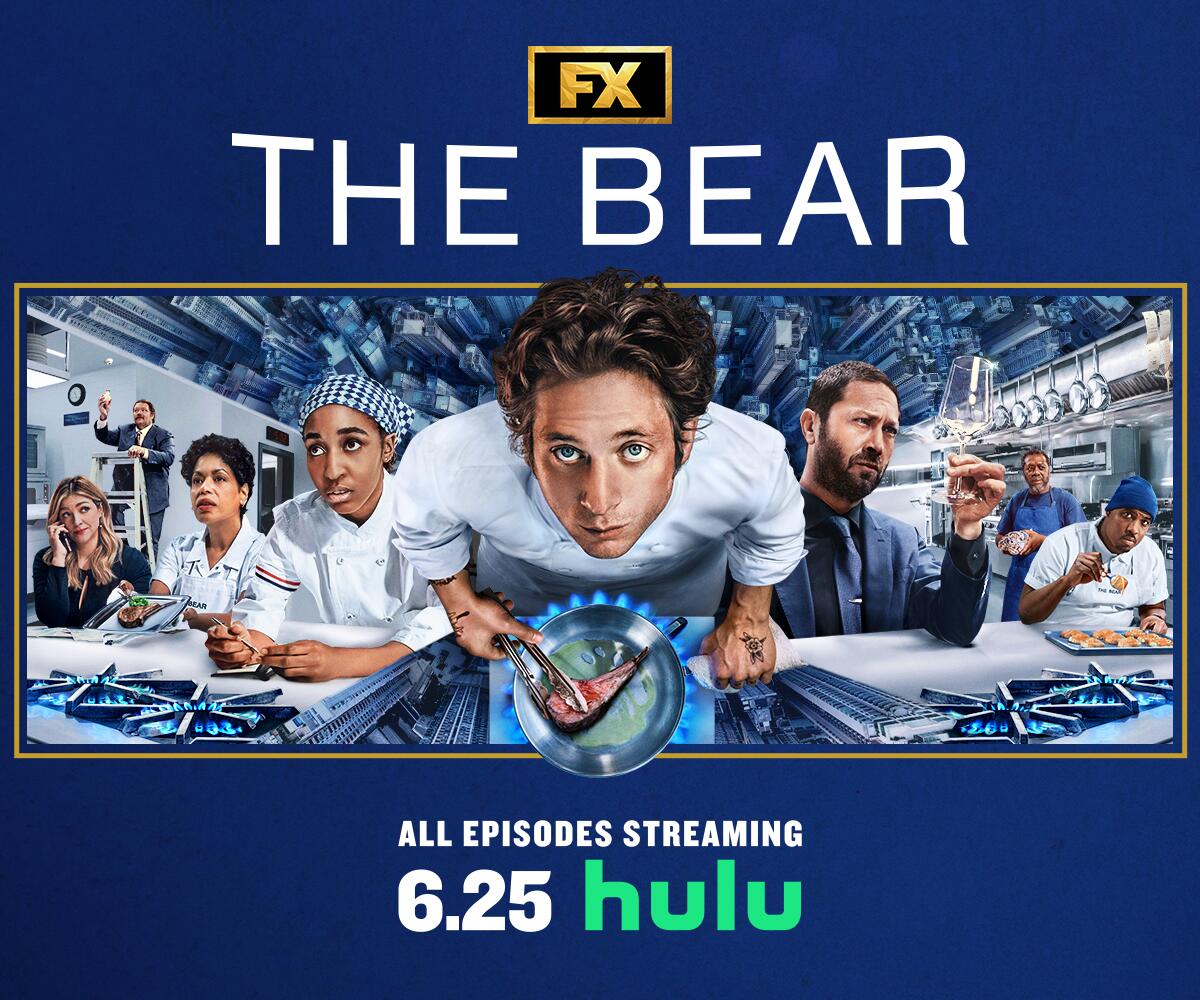 Title art for Season 4 of the hit FX series, The Bear, featuring Jeremy Allen White.