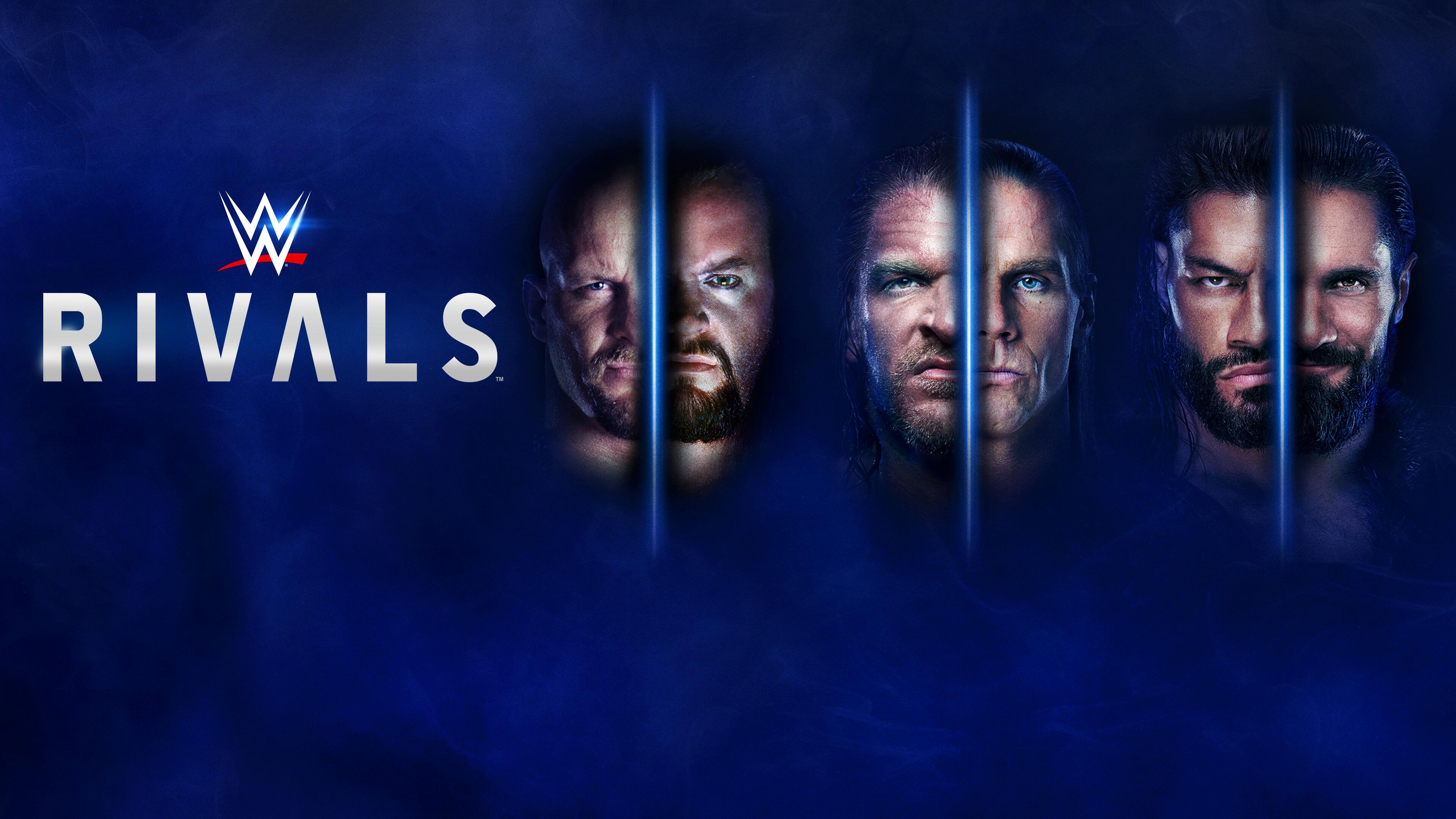 Title art for the WWE show WWE Rivals.