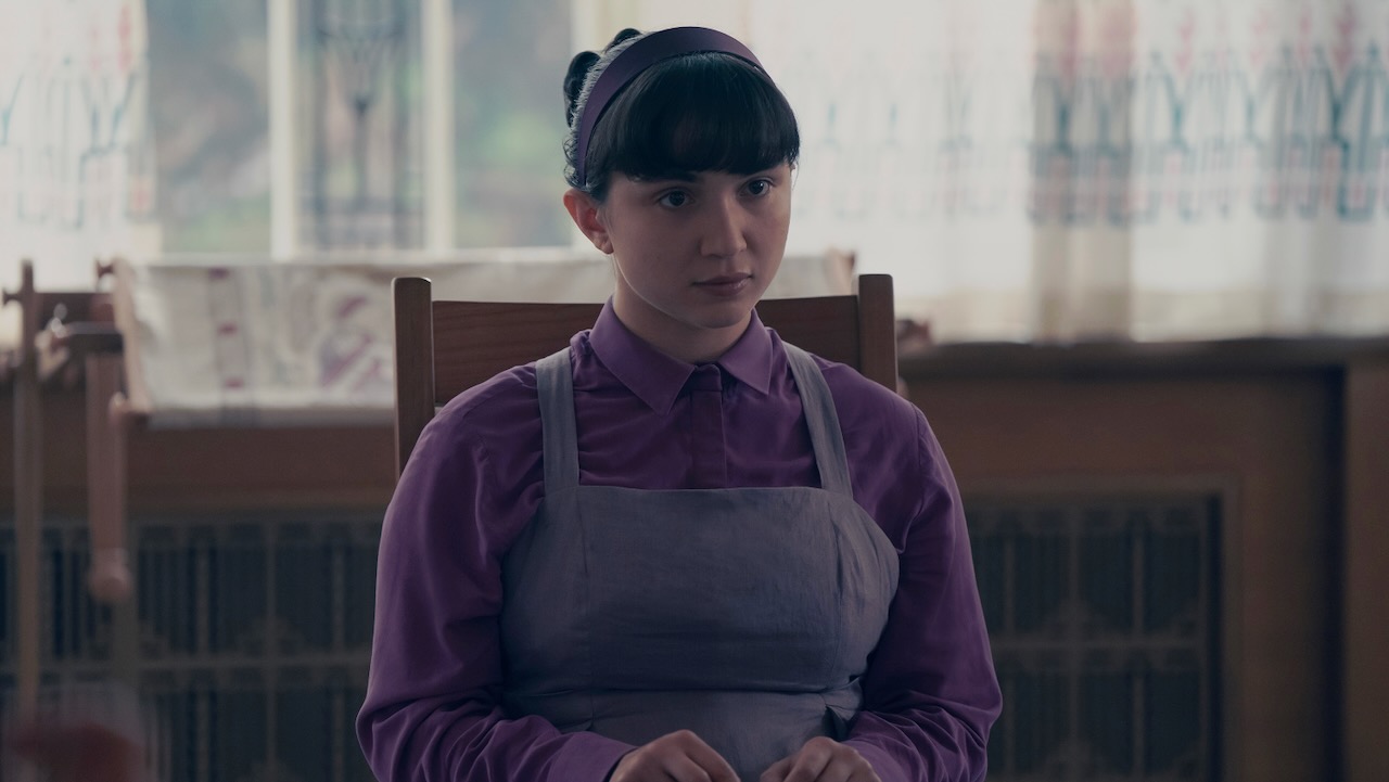 Rowan Blanchard as Shunammite in The Testaments.