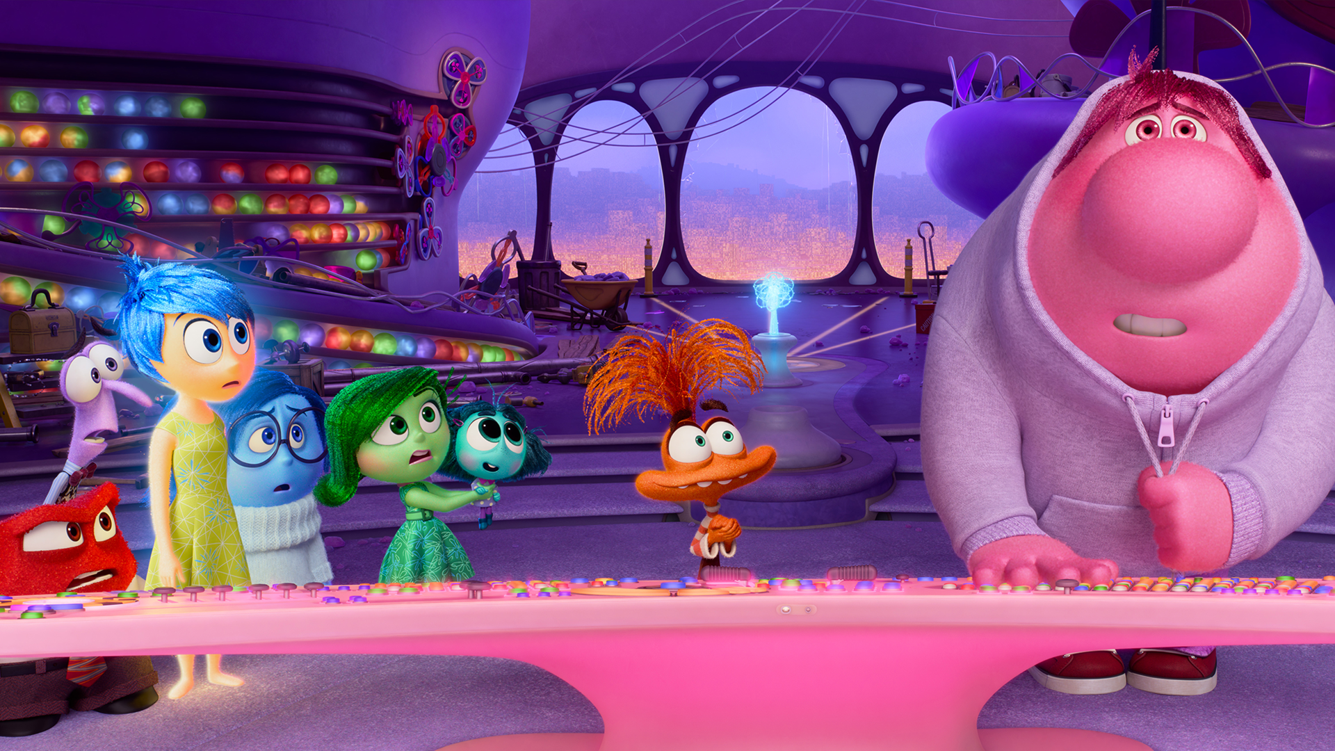 A group of Emotions in Disney and Pixar's Inside Out 2