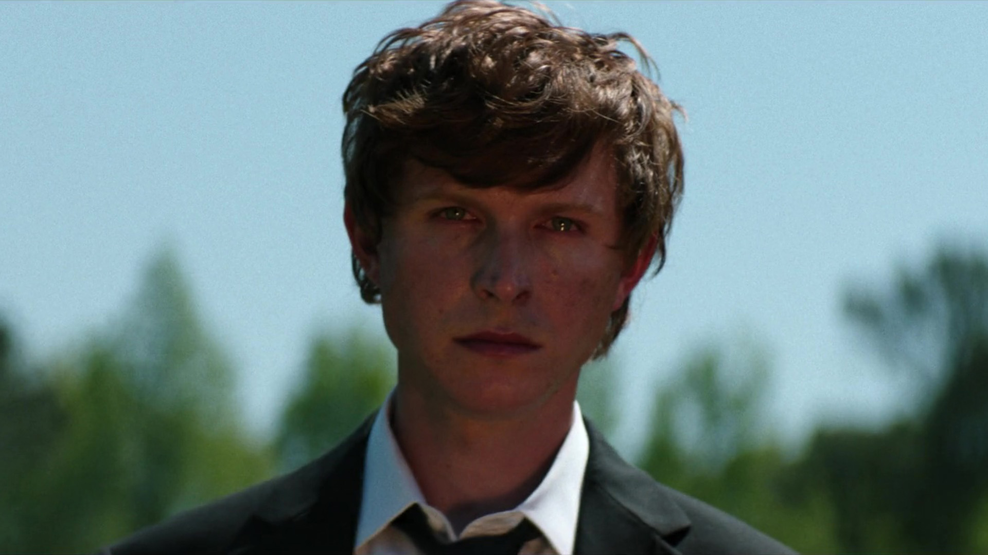 A closeup of Paul Murdaugh (Johnny Berchtold)
