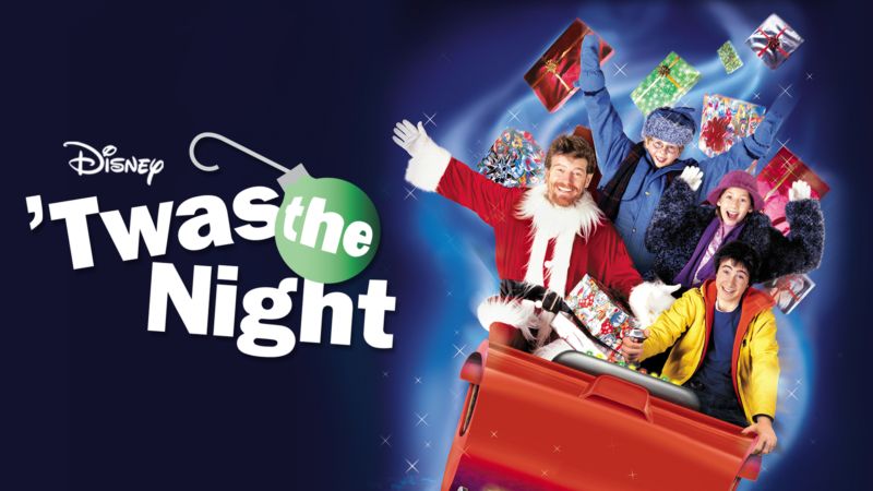 Title art for the Christmas movie ‘Twas the Night.