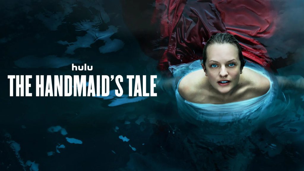 Title art for the TV show based on a book, The Handmaid’s Tale.
