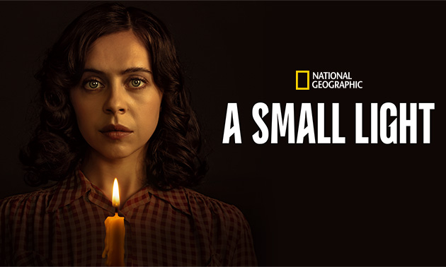 Woman holding a candle