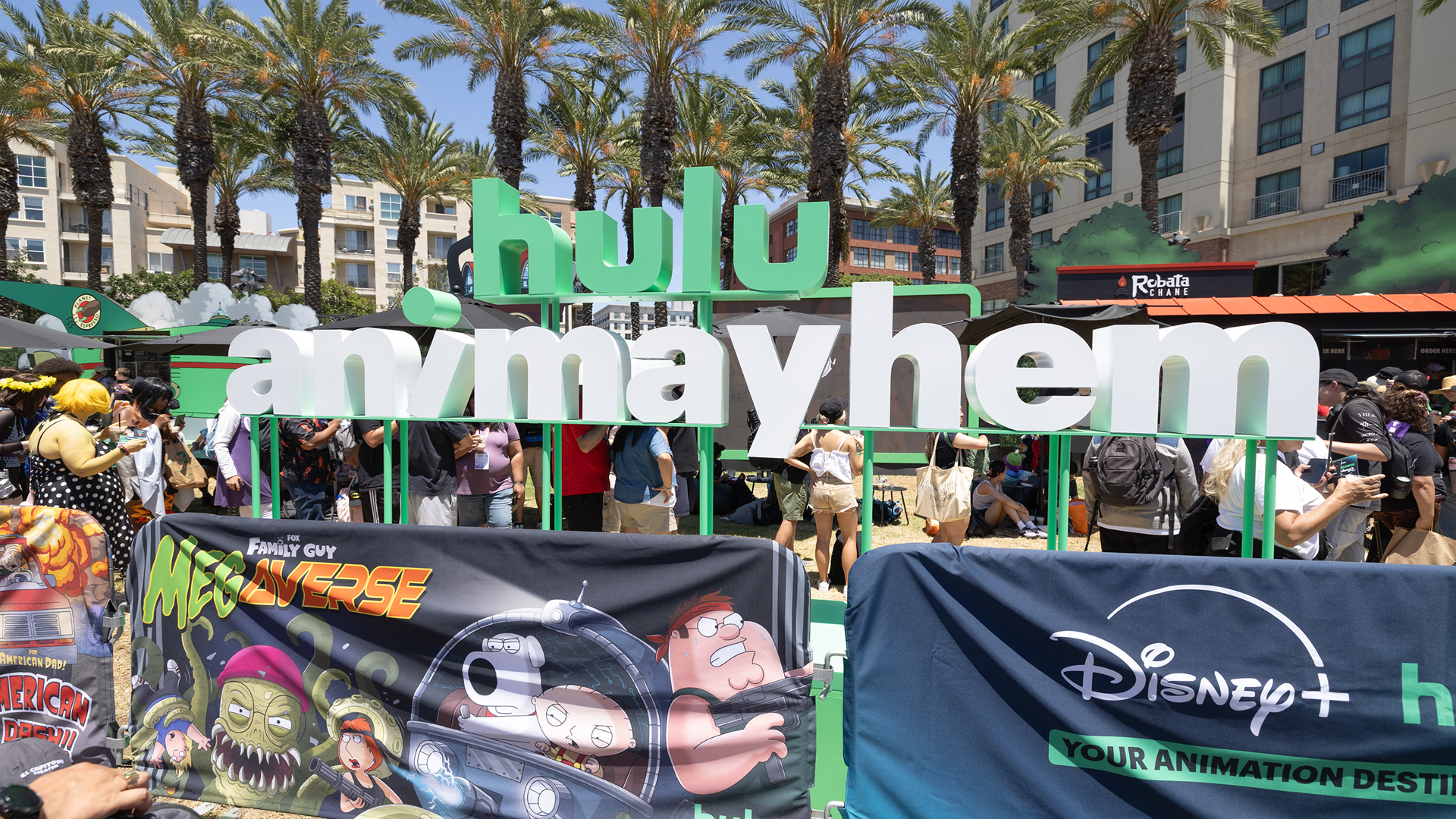 HULU’S ANIMAYHEM – Guests stepped into Hulu’s “Animayhem” activation at San Diego Comic-Con, celebrating Hulu’s animated slate and the return of “Futurama” and “King of the Hill” – on Thursday, July 23, 2026.