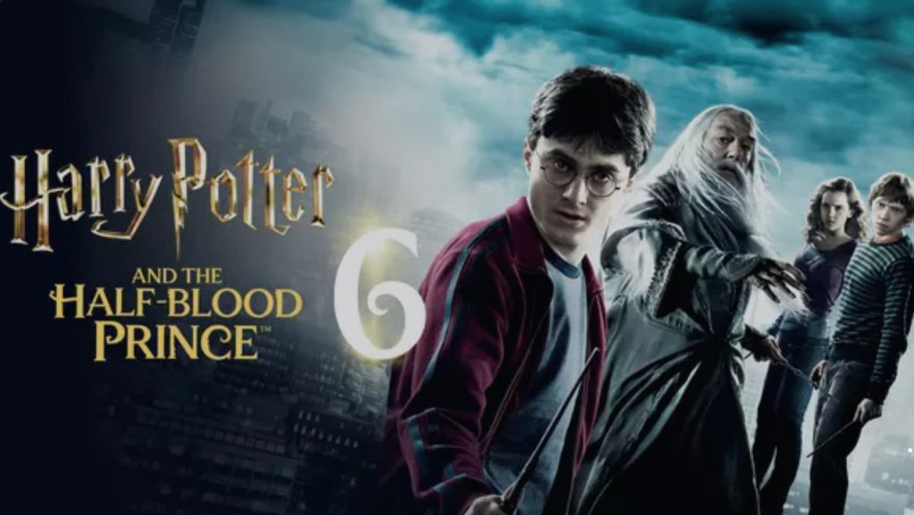 Title art for the movie Harry Potter and the Half-Blood Prince.