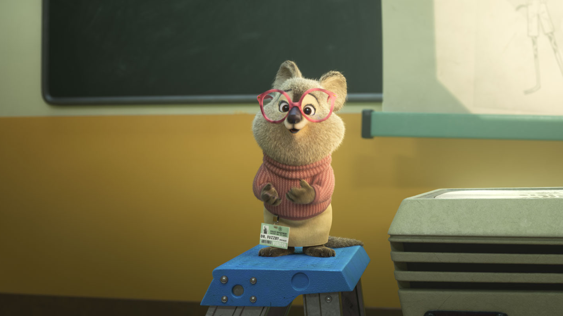 Dr. Fuzzby (Quinta Brunson) in Zootopia 2, Disney
