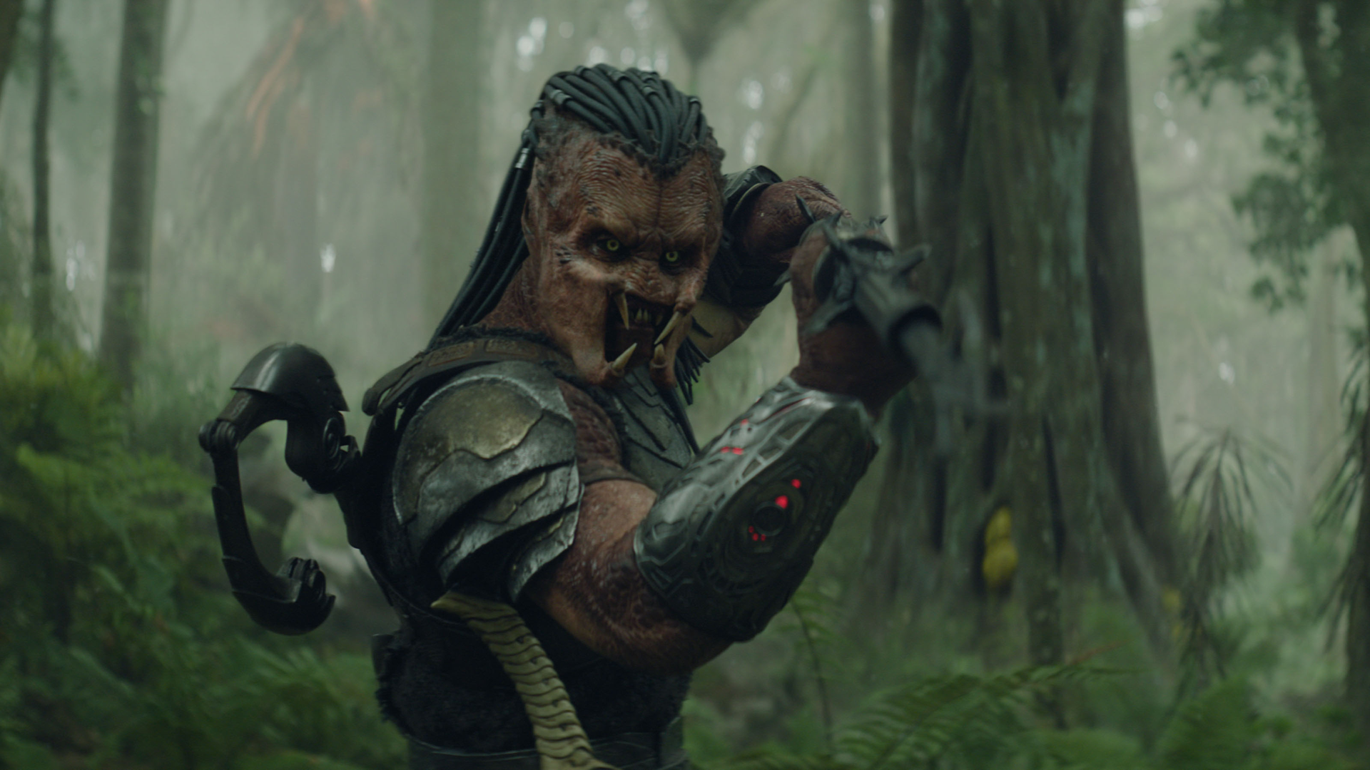 Dek (Dimitrius Schuster-Koloamatangi) raises his weapon to strike