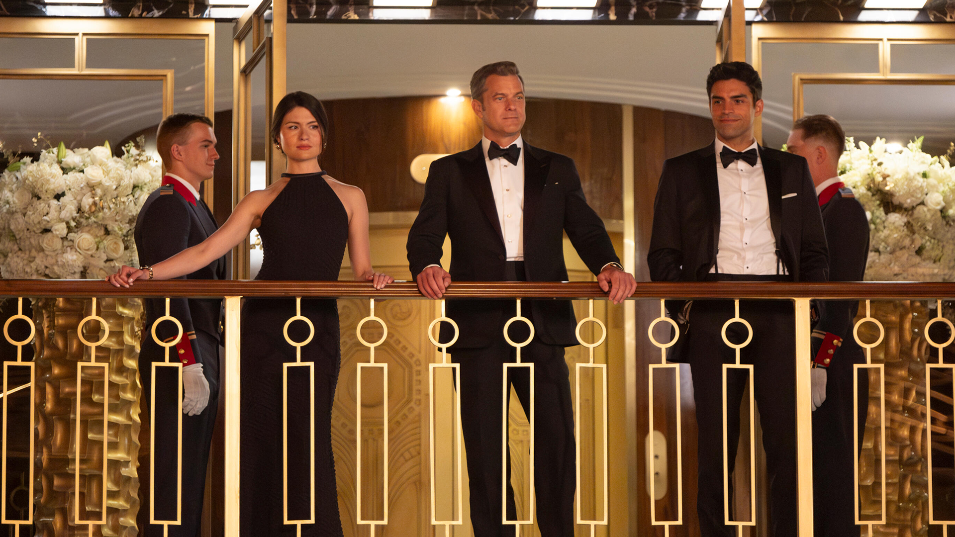 Avery Morgan (Phillipa Soo), Max Bankman (Joshua Jackson), and Tristan Silva (Sean Teale) from Doctor Odyssey.