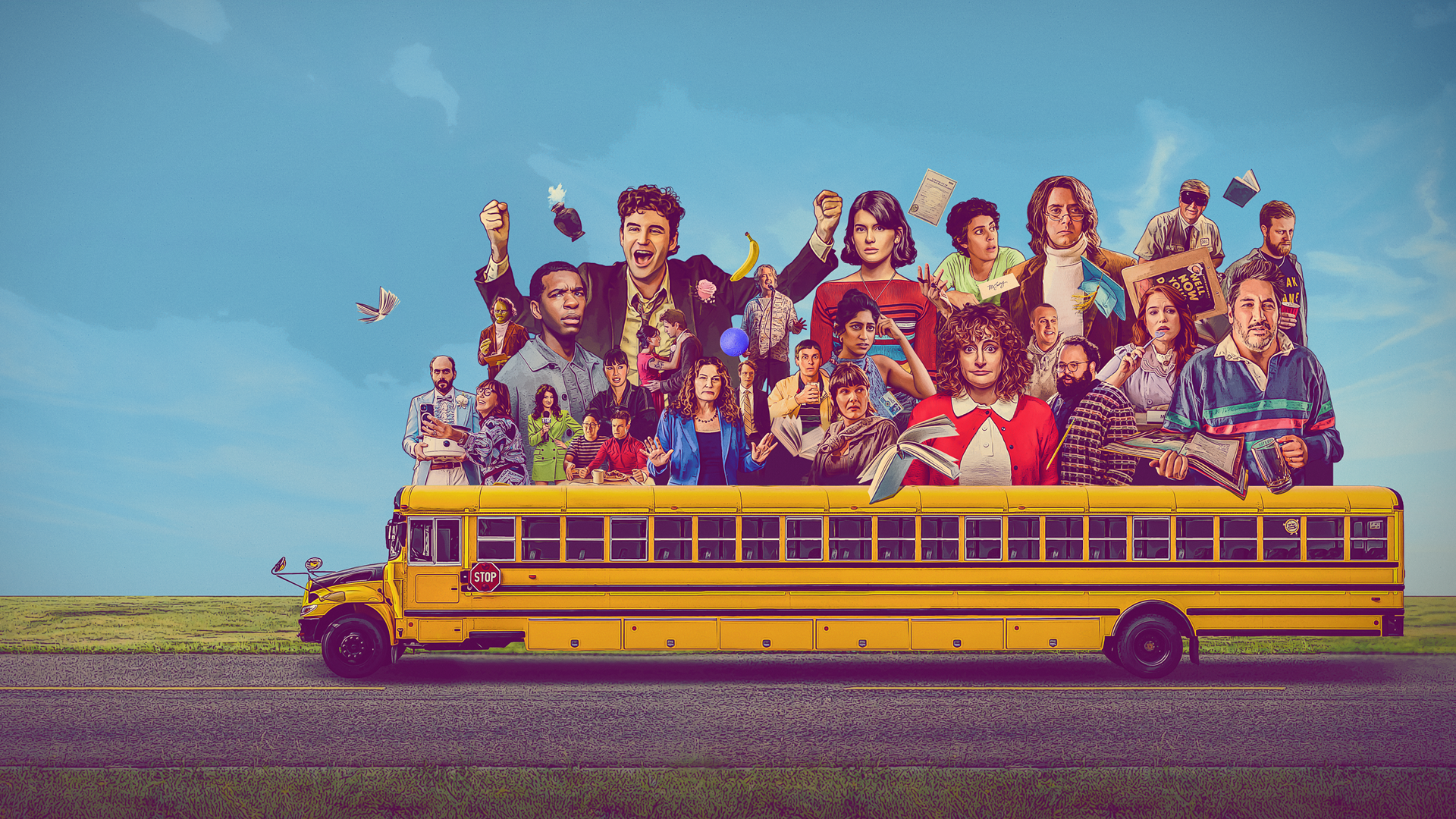 This image is the promotional poster for the upcoming Hulu series, Never Change!