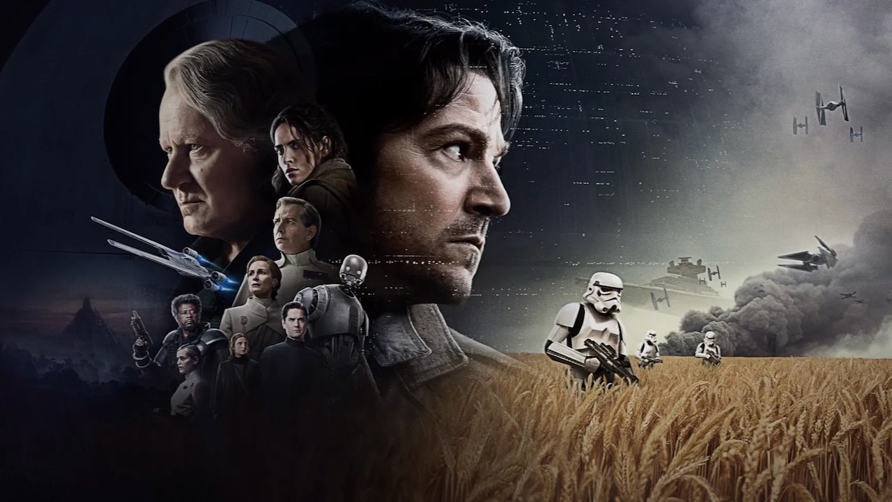 Promotional image for the Star Wars show, Andor, on Disney+.