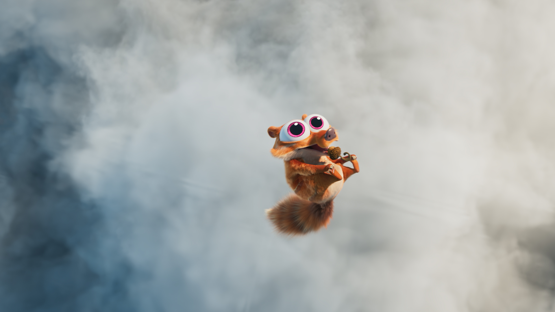 O bebê Scrat em A Era do Gelo: Mundo de Lava.
