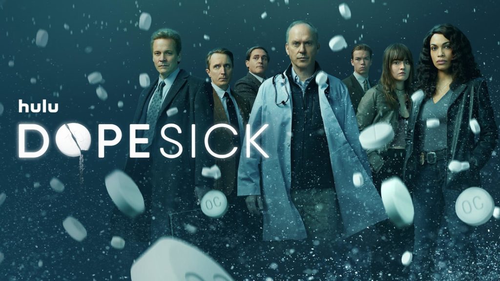 Title art for the Hulu Original series, Dopesick.