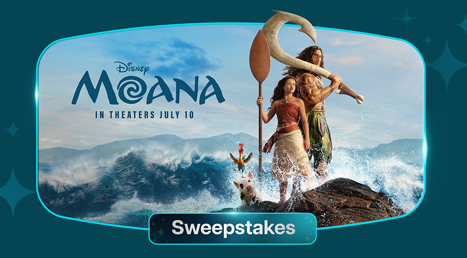 Promotional image for Moana (2026) in theaters July 10