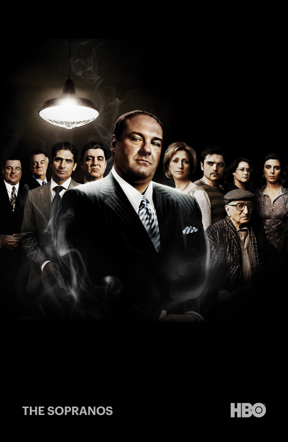 The Sopranos Library Poster