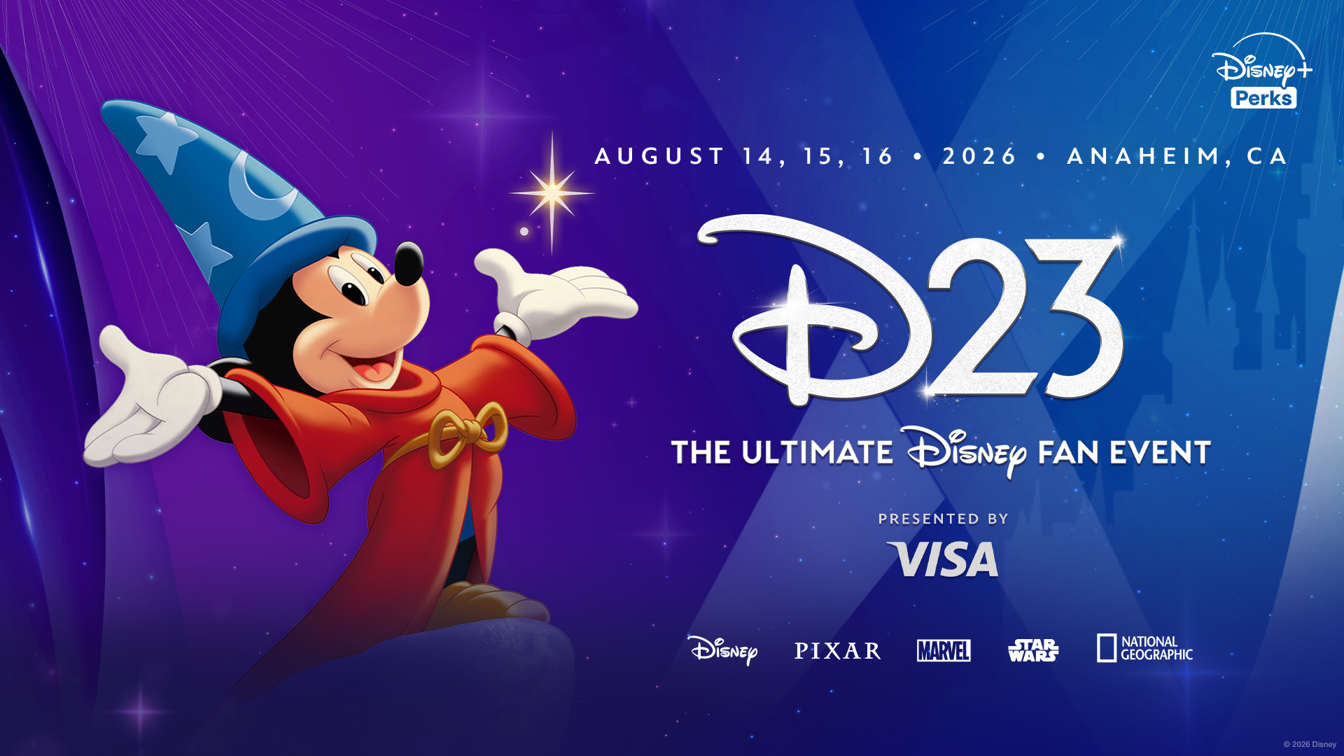 Disney+ Perks Australia, D23: The Ultimate Disney Fan Event presented by Visa in Anaheim, California