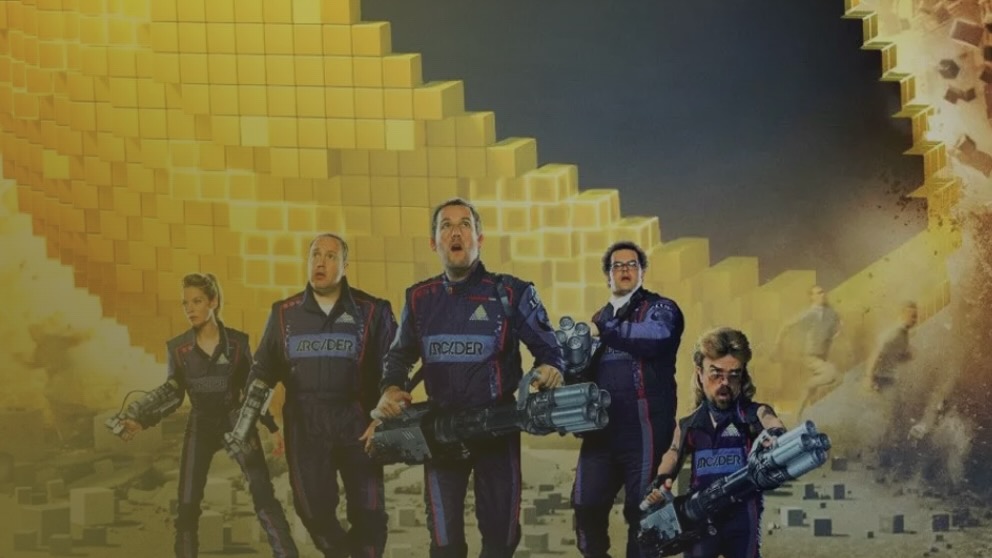 Title art for the Adam Sandler movie, Pixels.
