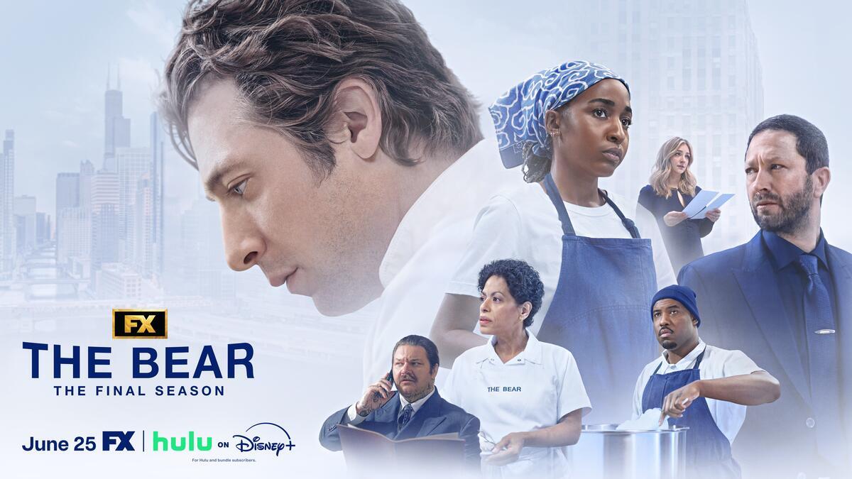 Title art for the final season of FX’s The Bear on Hulu.