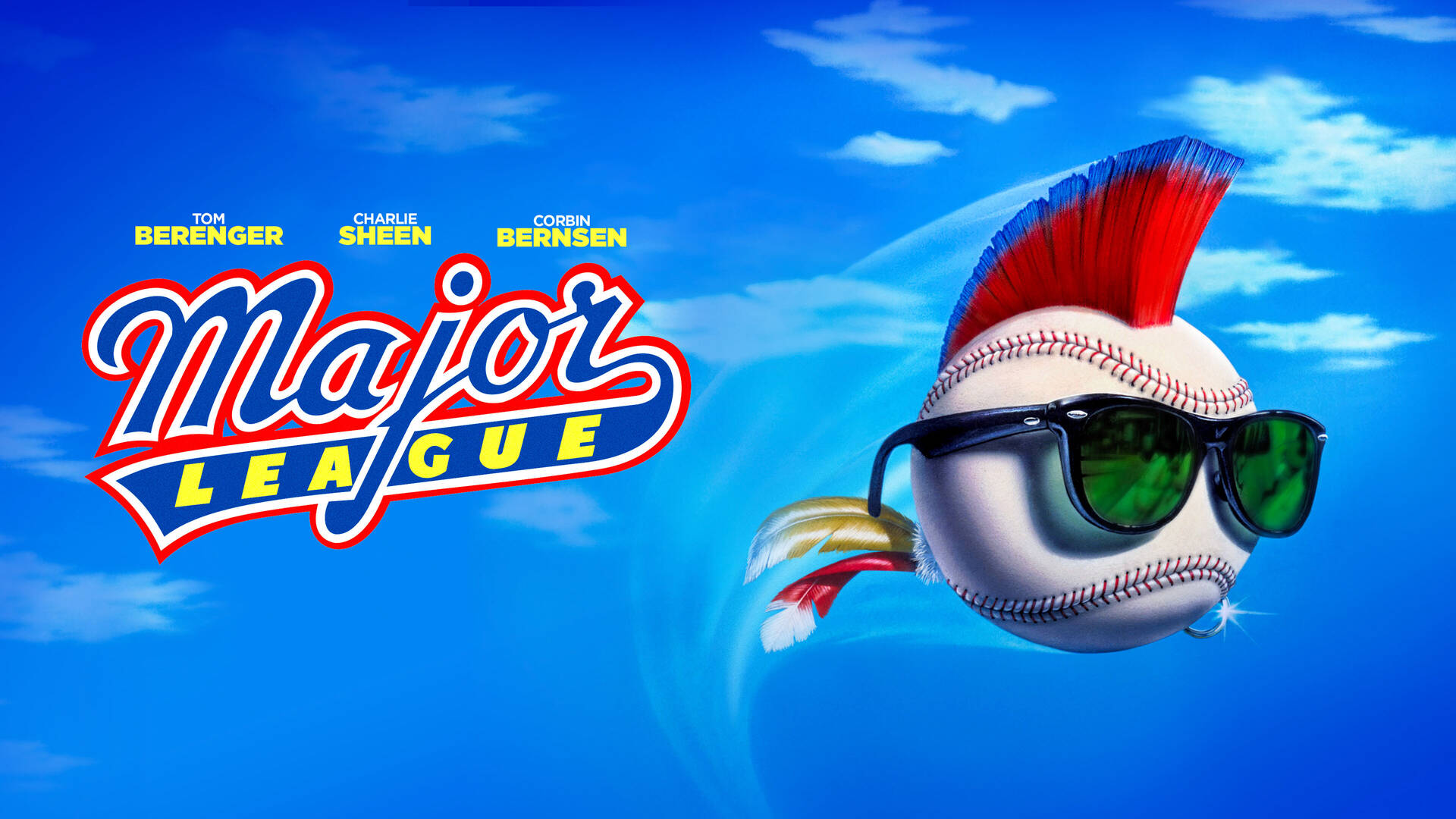 Title art for the baseball movie Major League.