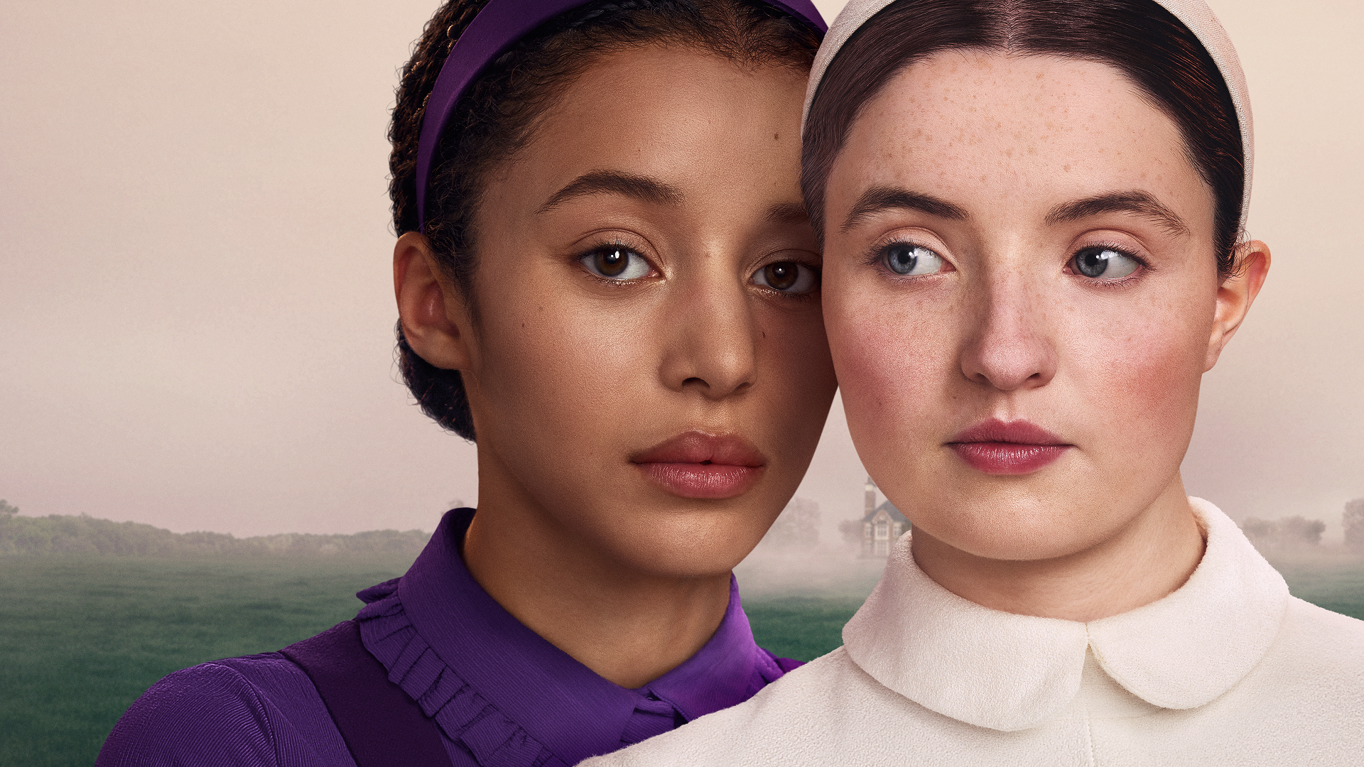 This image is a promotional poster for the upcoming television series The Testaments, which is a sequel to The Handmaid's Tale. 