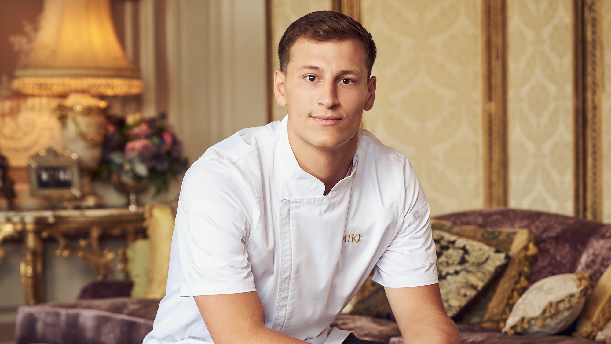 A headshot of chef Mike for Season 3 of Vanderpump Villa.