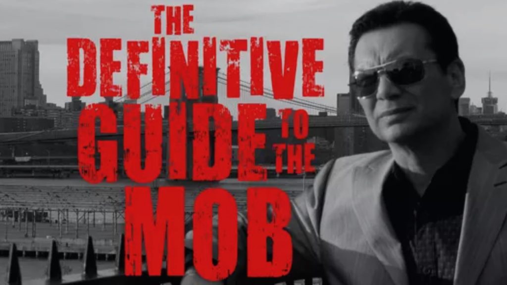 Title art for the gangster documentary, The Definitive Guide to the Mob.
