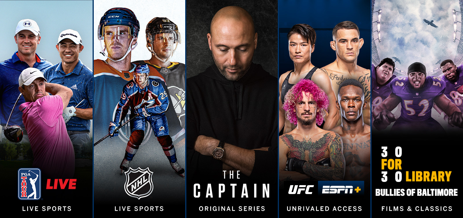 ESPN+ Originals: The Captain, 30 for 30, Documentaries and more